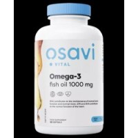 Omega 3 Fish Oil Molecularly Distilled 1000 мг 180 гел-капсули | Osavi
