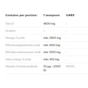 Super Omega Liquid + D3 2900 мг 500 мл | Osavi
