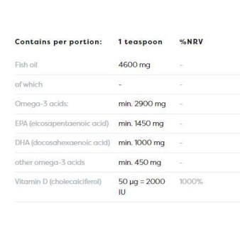 Super Omega Liquid + D3 2900 мг 500 мл | Osavi