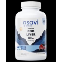 Norwegian Cod Liver Oil 1000 мг Lemon Flavored 180 гел-капсули | Osavi