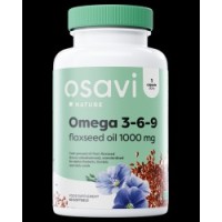 Omega 3-6-9 Flaxseed Oil 1000 мг 60 гел-капсули | Osavi