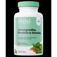 Ashwagandha + Rhodiola & Ginseng 120 капсули | Osavi