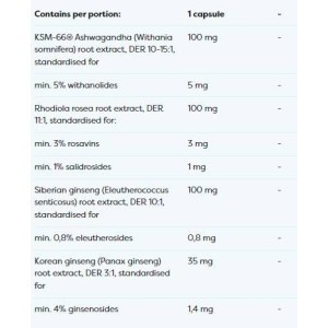 Ashwagandha + Rhodiola & Ginseng 120 капсули | Osavi