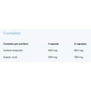 Sodium Butyrate SR 960 мг 120 капсули | Osavi Sodium Butyrate SR 960 мг 120 капсули | Osavi