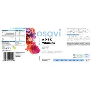 ADEK Vitamins 90 гел-капсули | Osavi