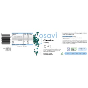 Chromium Picolinate 200 мкг 90 капсули | Osavi