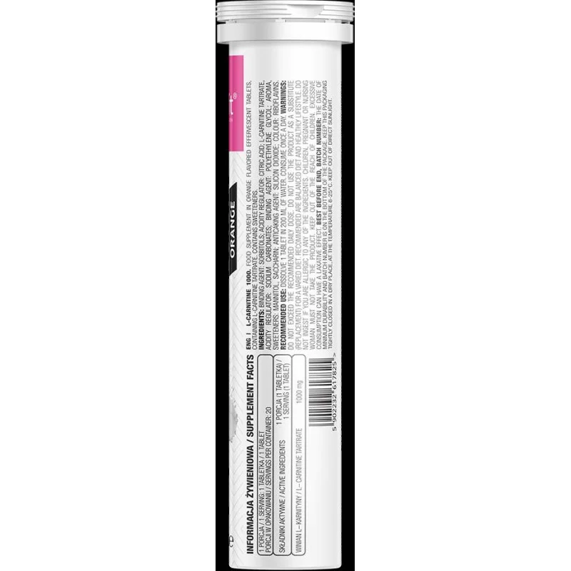 L-Carnitine 1000 20 разтворими таблетки | OstroVit L-Carnitine 1000 20 разтворими таблетки | OstroVit