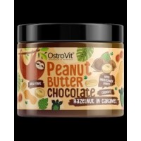 Chocolate Peanut Butter with Hazelnut in Caramel Crunchy 500 гр | OstroVit