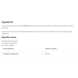 Glucosamine 1400 90 капсули | OstroVit