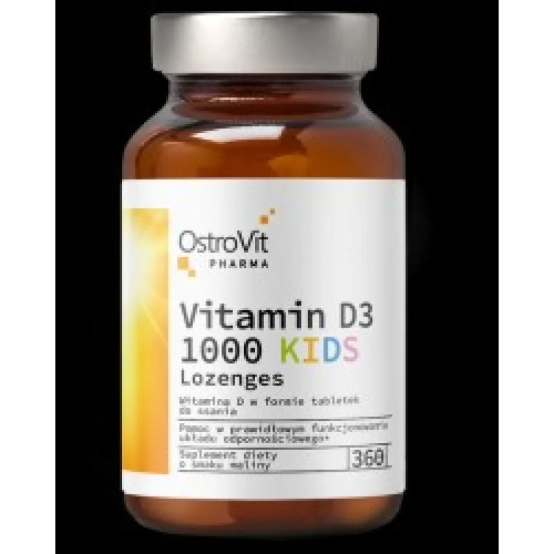 Vitamin D3 1000 Kids 360 подезични таблетки | OstroVit Vitamin D3 1000 Kids 360 подезични таблетки | OstroVit