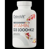 Vitamin D3 1000 IU + K2 50 мкг 90 таблетки | OstroVit