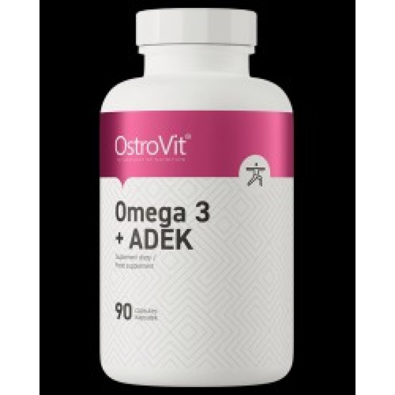 Omega 3 + ADEK 90 гел-капсули | OstroVit