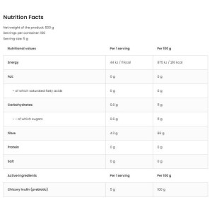 Inulin Powder 500 гр | OstroVit