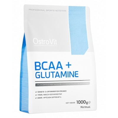 BCAA + Glutamine Powder 1000 гр | OstroVit BCAA + Glutamine Powder 1000 гр | OstroVit