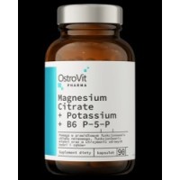 Magnesium Citrate + Potassium + B6 P-5-P 90 капсули | OstroVit