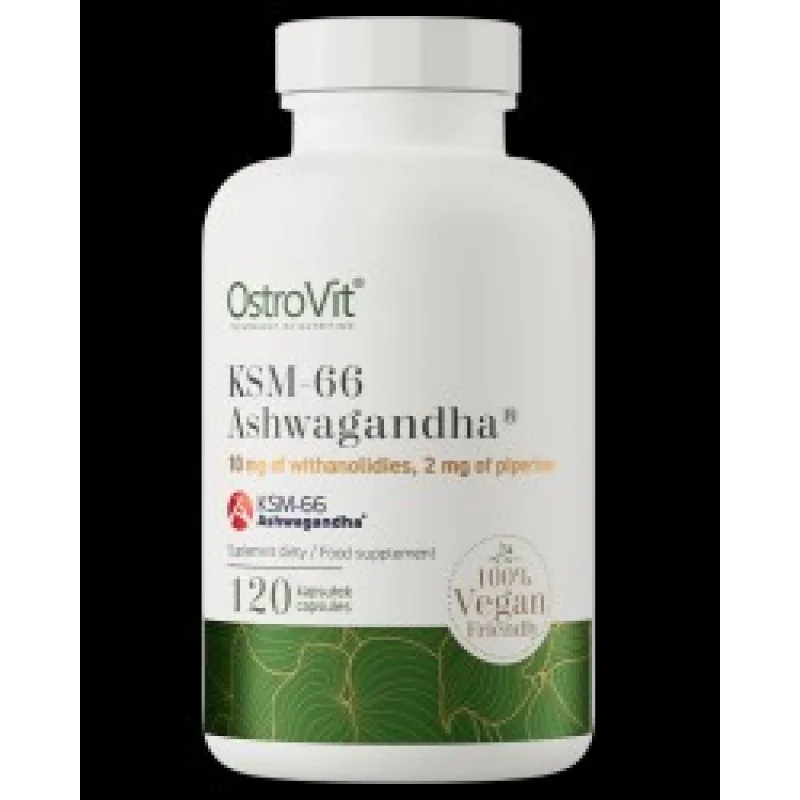 KSM-66 Ashwagandha 200 мг 120 капсули | OstroVit KSM-66 Ashwagandha 200 мг 120 капсули | OstroVit