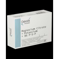 Magnesium Citrate + Potassium + B6 P-5-P 60 капсули | OstroVit