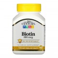 Biotin (Биотин) 800 мкг 110 таблетки | 21st Century