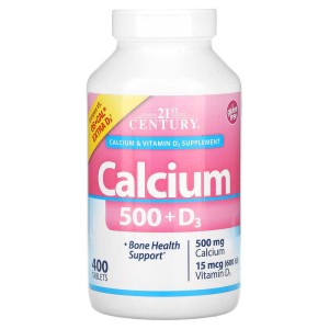 Calcium 500 + Extra D3 400 таблетки | 21st Century