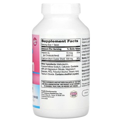 Calcium 500 + Extra D3 400 таблетки | 21st Century