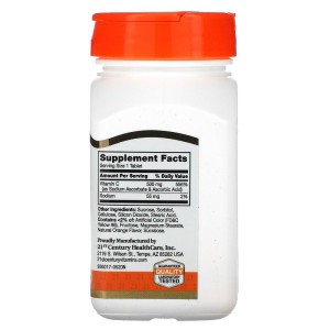 Vitamin C 500 мг 110 дъвчащи таблетки | 21st Century