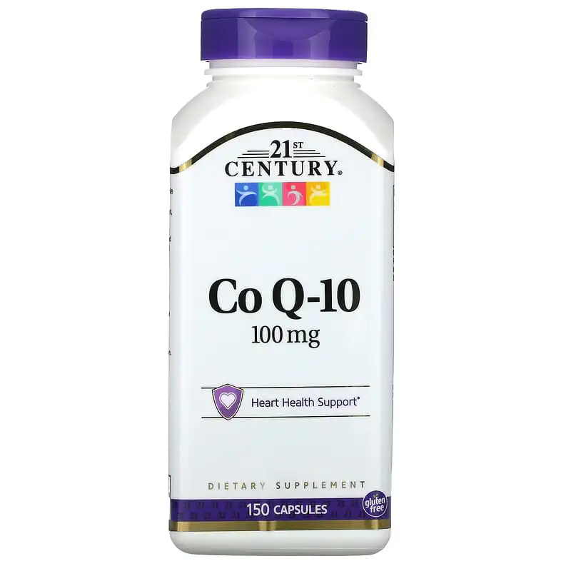 Co Q-10 100 мг 150 капсули | 21st Century Co Q-10 100 мг 150 капсули | 21st Century