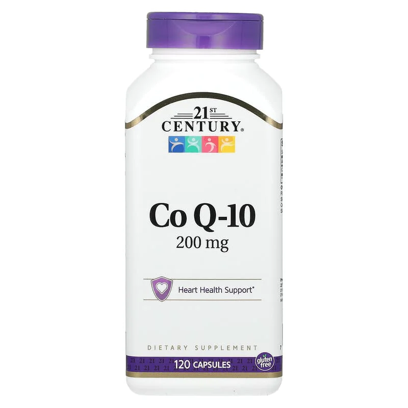 Co Q-10 200 мг 120 капсули | 21st Century Co Q-10 200 мг 120 капсули | 21st Century