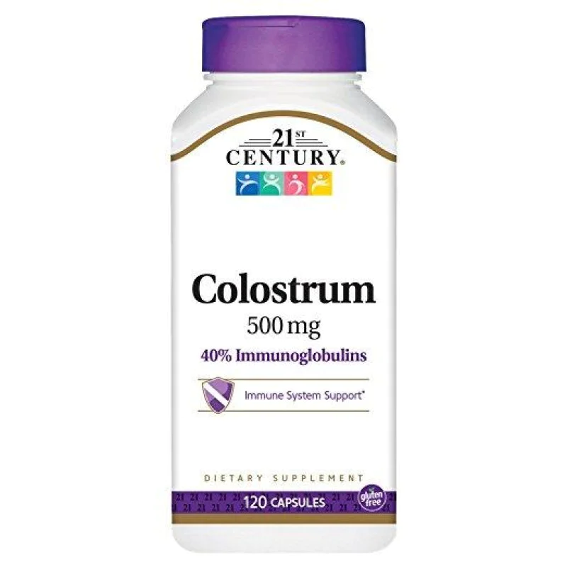 Colostrum 500 мг 120 капсули | 21st Century Коластра (Colostrum) 500 мг 120 капсули 21st CenturyПодсилва имунната система през есенния и пролетния период
Богата на имуноглобулини
Помага по време на и след боледуване
Премахва изтощение и стре Коластра (Colostrum) 500 мг 120 капсули 21st Century Подсилва имунната система през есенния и пролетния период Богата на имуноглобулини Помага по време на и след боледуване Премахва изтощение и стрес Коластра (Colostrum) 500 мг 120 капсули 21st Century