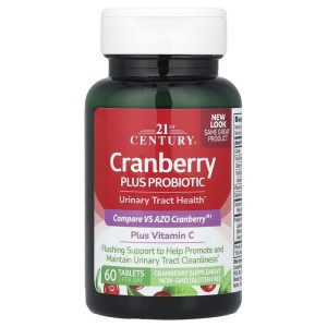 Cranberry Plus Probiotic 60 таблетки | 21st Century Cranberry Plus Probiotic 60 таблетки | 21st Century