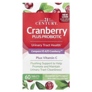 Cranberry Plus Probiotic 60 таблетки | 21st Century Cranberry Plus Probiotic 60 таблетки | 21st Century