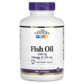 Fish Oil 1200 мг 140 гел-капсули | 21st Century