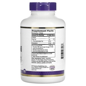 Fish Oil 1200 мг 140 гел-капсули | 21st Century