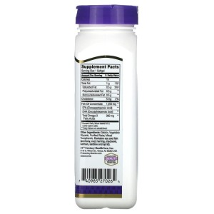 Fish Oil 1200 мг 90 гел-капсули | 21st Century