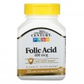 Folic Acid (Фолиева Киселина) 400 мкг 250 таблетки | 21st Century