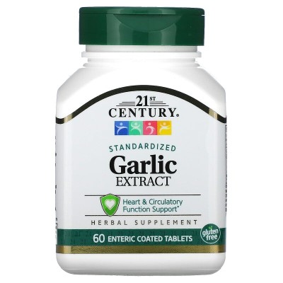 Garlic Extract Екстракт от Чесън 60 таблетки | 21st Century