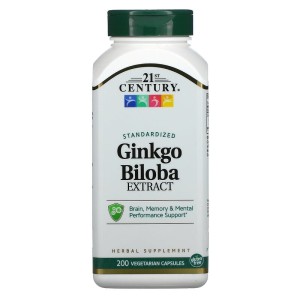 Ginkgo Biloba Extract 200 веге капсули | 21st Century