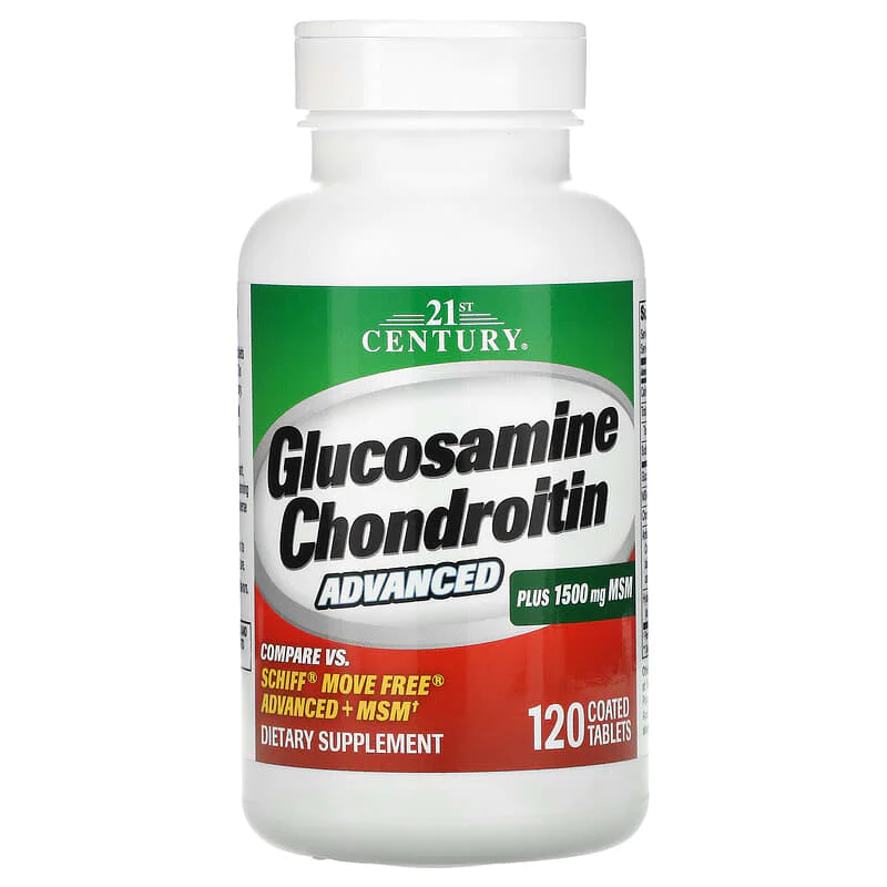 Glucosamine Chondroitin Advanced + MSM 120 таблетки | 21st Century