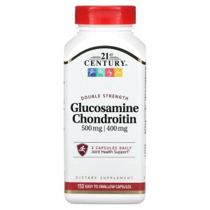 Glucosamine Chondroitin Double Strength 500 мг/400 мг 150 капсули | 21st Century