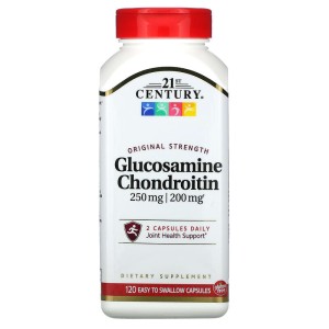 Glucosamine Chondroitin Original Strength 250 мг/200 мг 120 капсули | 21st Century