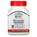 Glucosamine Chondroitin Original Strength 250 мг/200 мг 60 капсули | 21st Century Glucosamine Chondroitin Original Strength 250 мг/200 мг 60 капсули | 21st Century