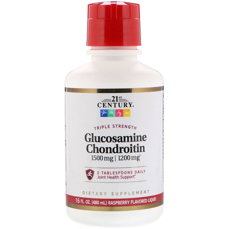 Glucosamine 1500 мг Chondroitine 1200 мг Течен 480 мл | 21st Century