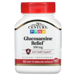 Glucosamine Relief 500 мг 60 капсули | 21st Century