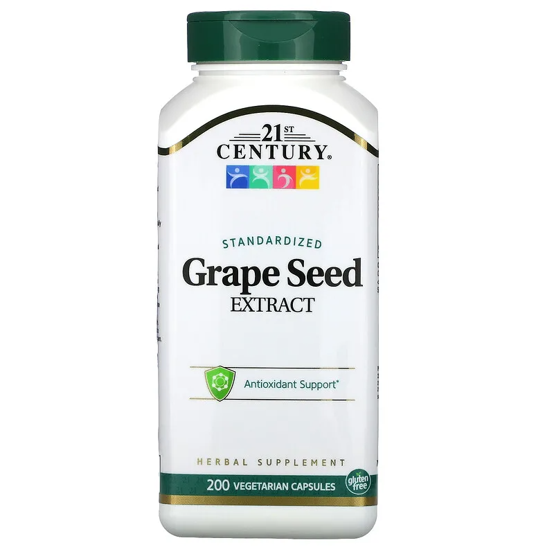 Grape Seed Extract 200 веге капсули | 21st Century