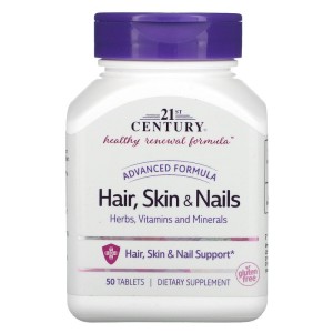 Hair, Skin & Nails 50 таблетки | 50 дни | 21st Century Healthcare