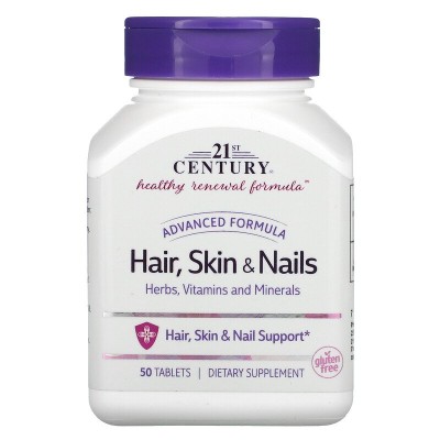 Hair, Skin & Nails 50 таблетки | 50 дни | 21st Century Healthcare