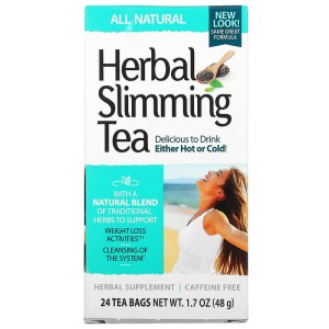 Herbal Slimming Tea All Natural 24 пакетчета | 21st Century Herbal Slimming Tea All Natural 24 пакетчета | 21st Century