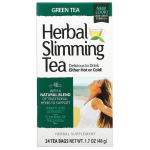 Herbal Slimming Tea Green Tea 24 пакетчета | 21st Century Herbal Slimming Tea Green Tea 24 пакетчета | 21st Century