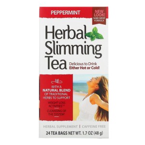 Herbal Slimming Tea Peppermint 24 пакетчета | 21st Century Herbal Slimming Tea Peppermint 24 пакетчета | 21st Century