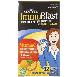 ImmuBlast Citrus 32 дъвчащи таблетки | 21st Century
