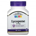 Lycopene 25 мг 60 таблетки | 21st Century
